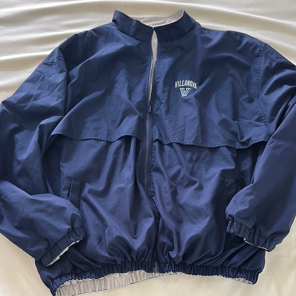 Greg Norman Collection Blue Windbreaker Lightweight Sporty Design